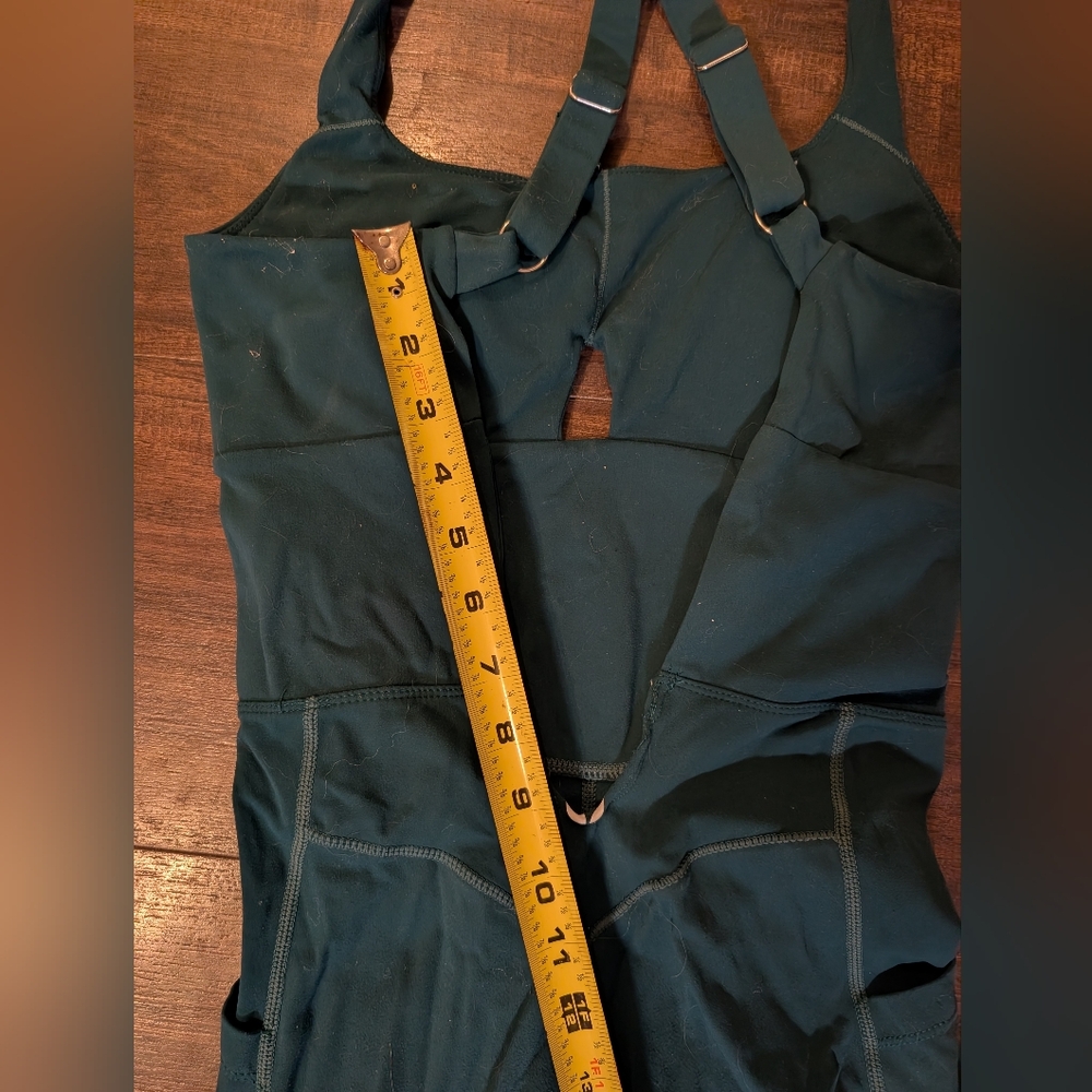 Popflex Women’s Teal Active Jumpsuit - Sleek Full-Length Workout One-Piece - Picture 9 of 11
